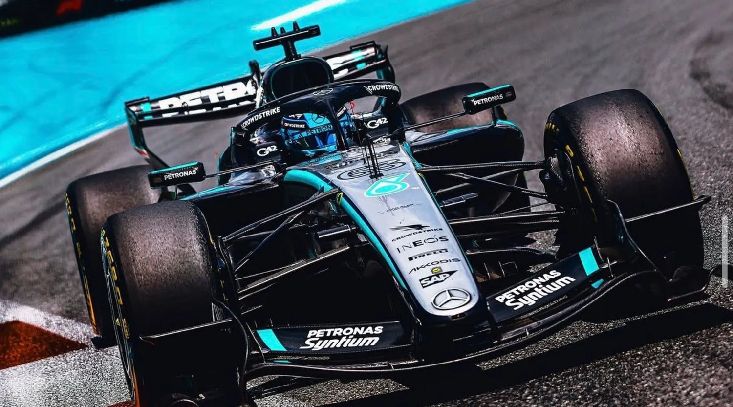 Mercedes F1 賽車展示現行混合動力單元技術