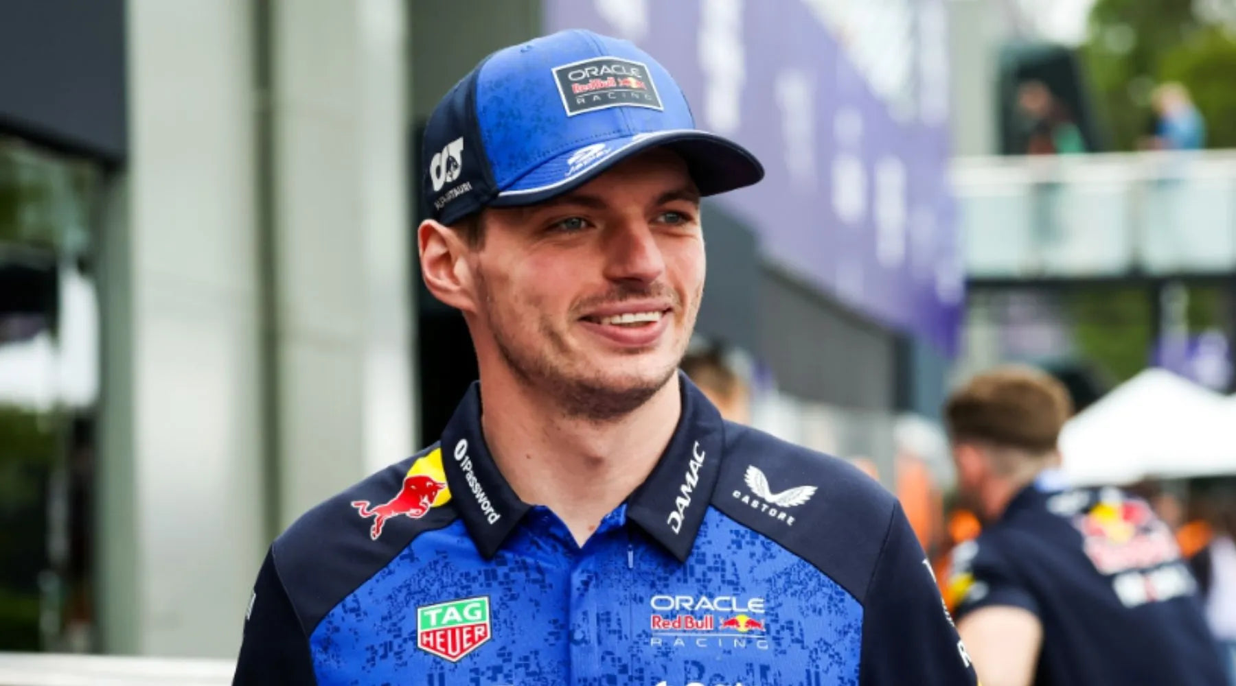 奧地利大獎賽 FP1 準備出賽的 Red Bull 車手 Max Verstappen