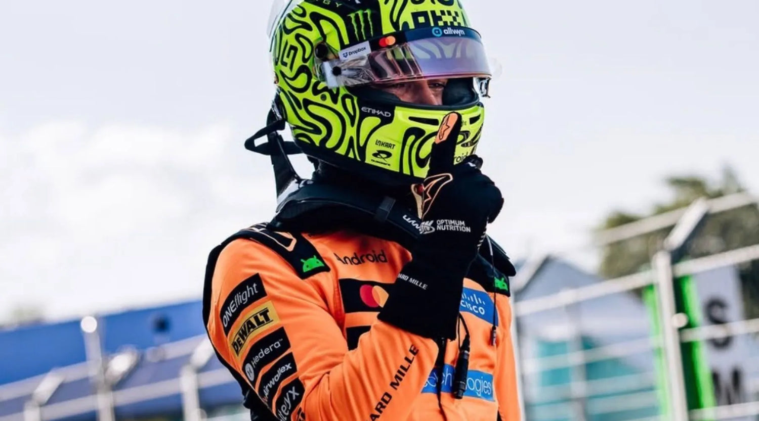 Lando Norris 在邁阿密大獎賽衝刺排位賽奪下桿位，McLaren 展現強勢節奏 Caption：Norris 掌控整個週五，McLaren 成為本場排位賽的標竿