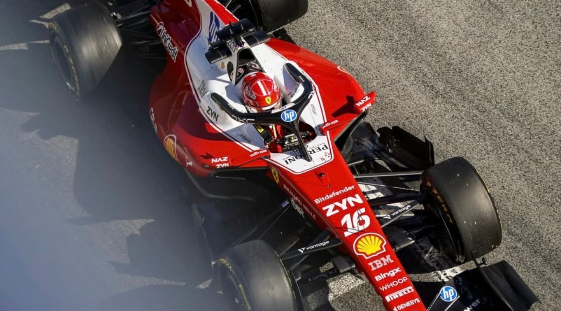 2026 Ferrari SF-26 在巴賽隆納測試