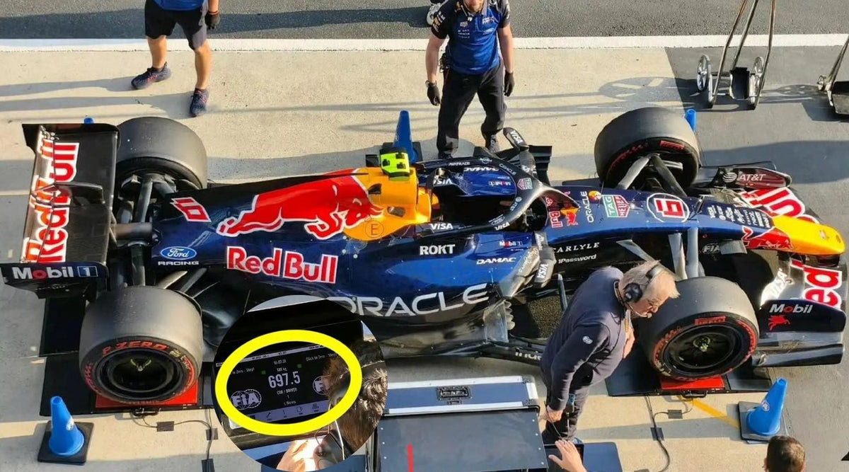 RB22 weight 716kg compared to Ferrari and McLaren under 700kg in 2026 Chinese Grand Prix  Red Bull RB22 overweight issue highlighted by FIA weighing data in China GP 2026