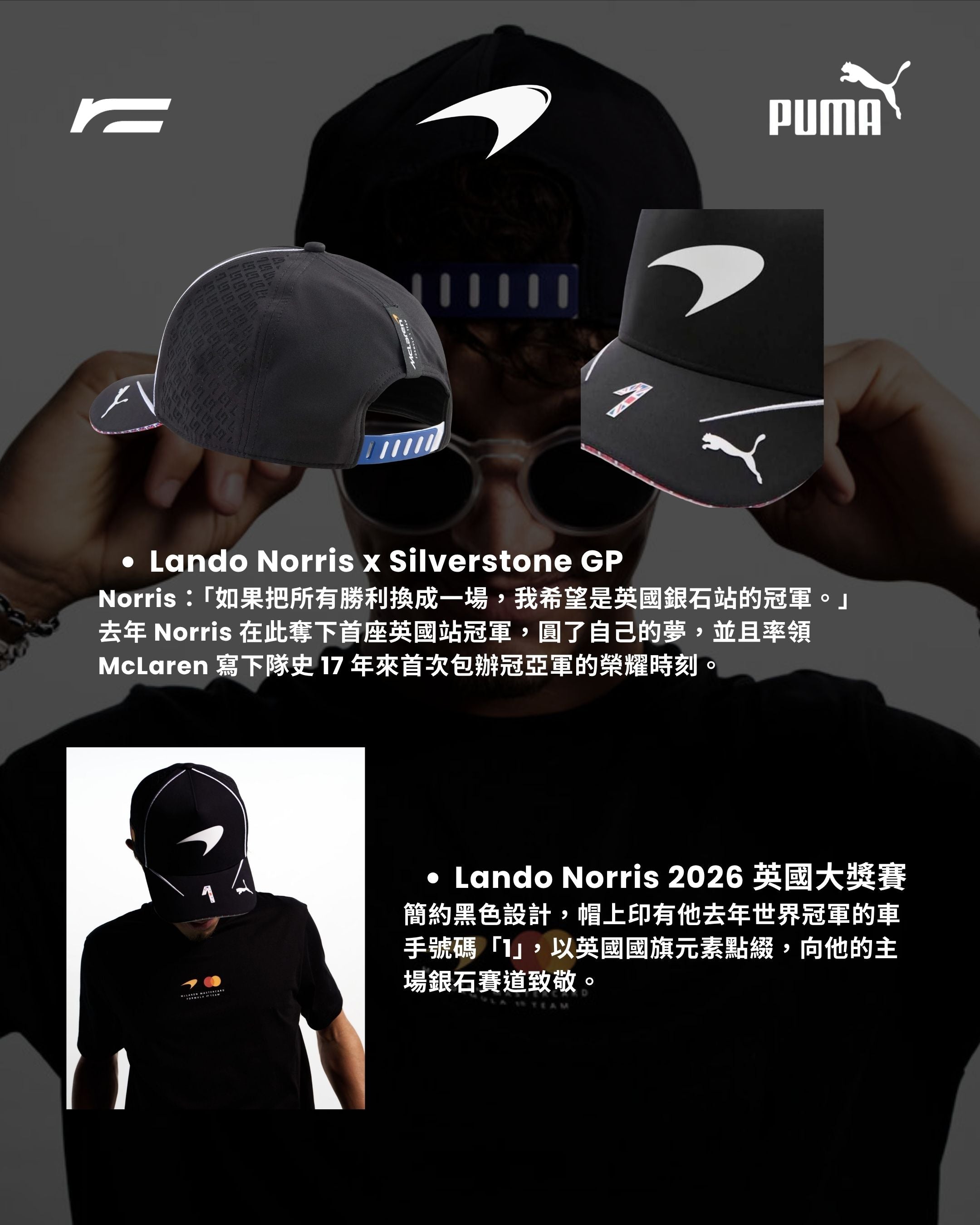 PUMA 2026 Lando Norris Silverstone GP Cap (副本)