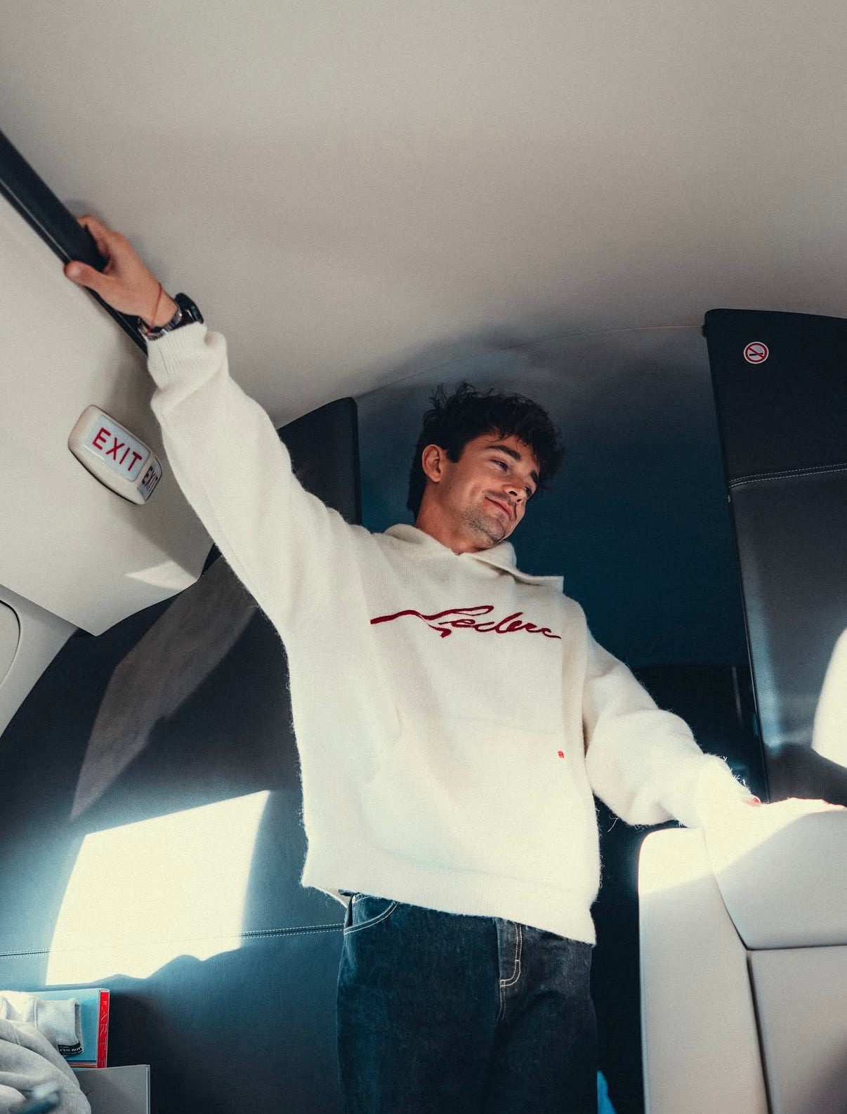 Charles Leclerc 簽名款帽T