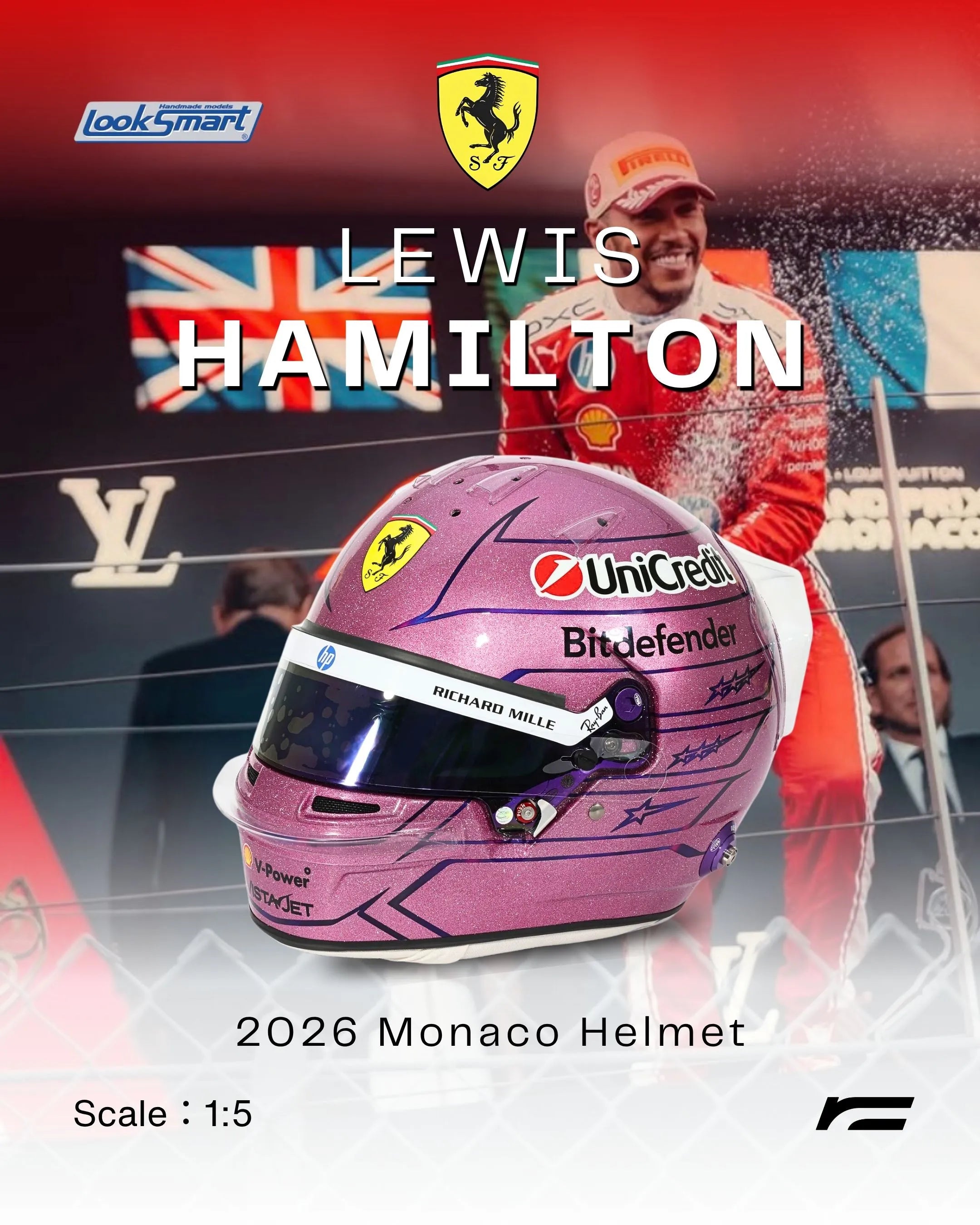 Lewis Hamilton | 2026 Special Edition Helmet（MonacoGP）
